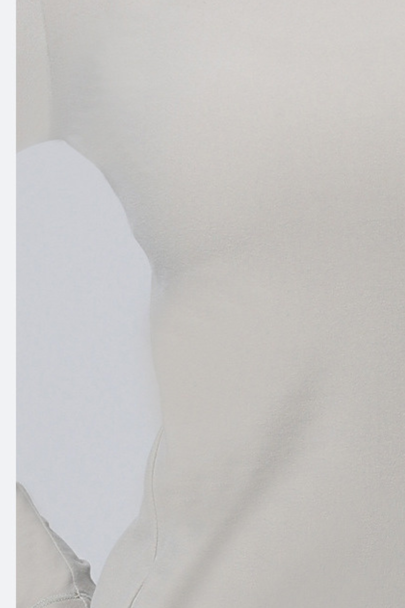 Women Soft Thin Stretch High Neck Slim Fit Yoga T-Shirt