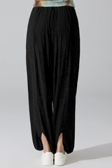 Women's Lightweight Elastic Waist Loose Fit Harem Casual Pants