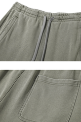 Heavy-duty, water-wash casual athletic pants