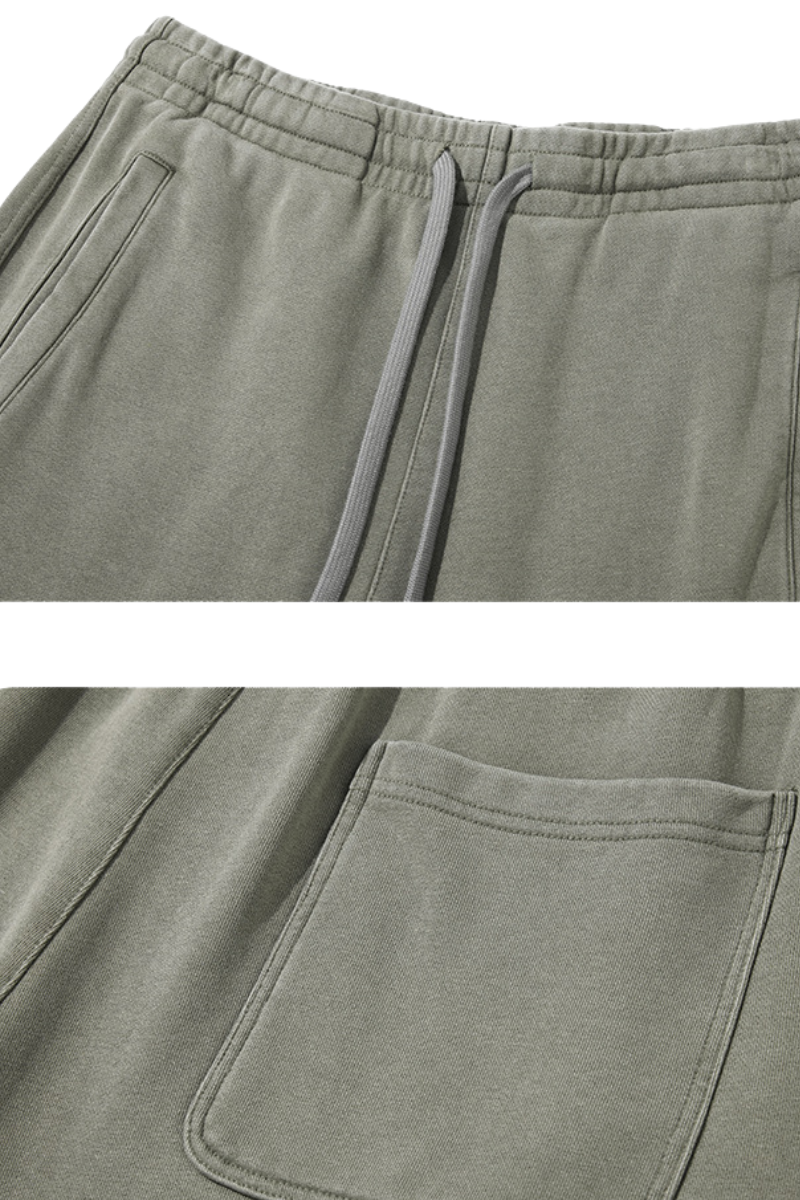 Heavy-duty, water-wash casual athletic pants