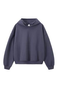 Men's  Fall 380G Heavyweight Cropped Drop Shoulder Hoodie