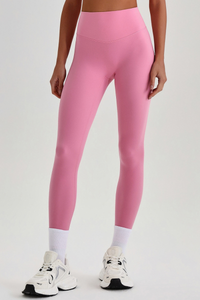 Women's Athletic High Waist No Front Seam Yoga Leggings