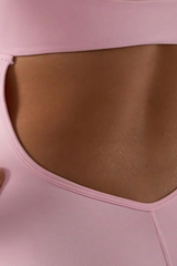 Women's V-neck Halterneck Backless Flared Sport Jumpsuit