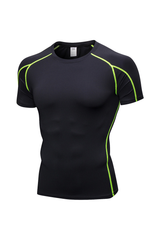 Men's Quick‑Dry Compression Workout Short Sleeve T‑Shirt