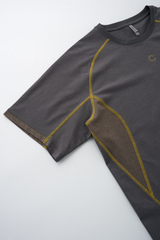 Women's Vintage Raglan Contrast Stitch Panel Quick Dry Tee