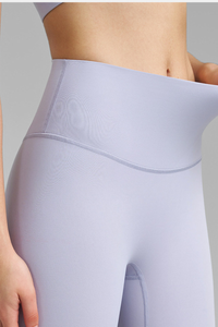 Women's Sports Sets:Color Block Wide Strap Bra And Leggings