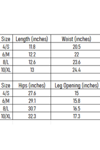 Women's sport short pants