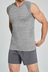 Men's Summer Soft Textured Quick Dry Sports Tank Top