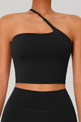 Women's One-Shoulder Sports Tank Top