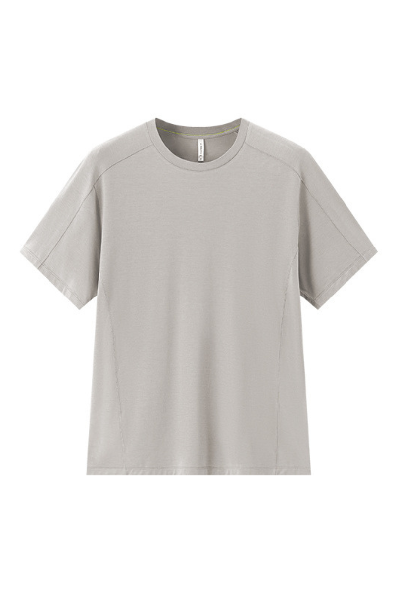Men's Lightweight Crew Neck Tencel Lyocell Athletic T-shirt