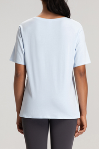 Women's Loose Quick-Dry Breathable Round-Neck Yoga T-Shirt
