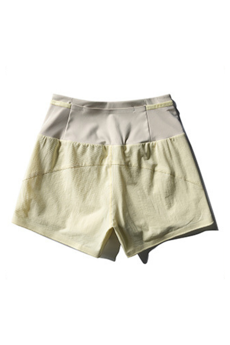 Women's Wide Waistband Running Shorts with Built-in Liner