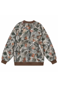 Women's Fall Custom Appliqué Embroidery Oversize Sweatshirt