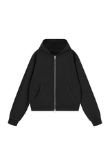 Unisex Fall Washed Vintage Boxy  Comfort Color Hooded Jacket