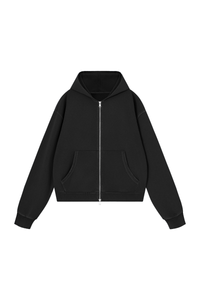 Unisex Fall Washed Vintage Boxy  Comfort Color Hooded Jacket