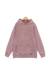 Unisex Fall 400G Heavyweight Washed Vintage Oversized Hoodie