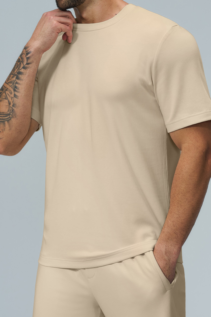 Men's Summer Modal Soft Moisture-Wicking Short Sleeve T-Shirt