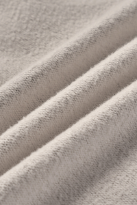 Straight-leg fleece-lined sweatpants.