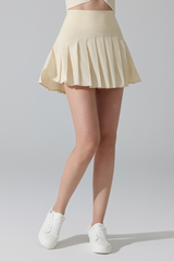 Women's Sport High-Waisted Pleated Tennis Skirt with Pockets