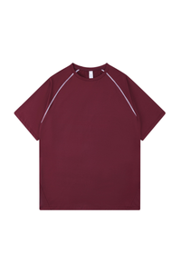 Men's Outdoor Striped Color-Block Relaxed Quick Dry T-Shirt