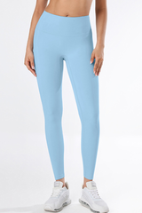 Women's Athletic Hip-lifting Solid Yoga Leggings