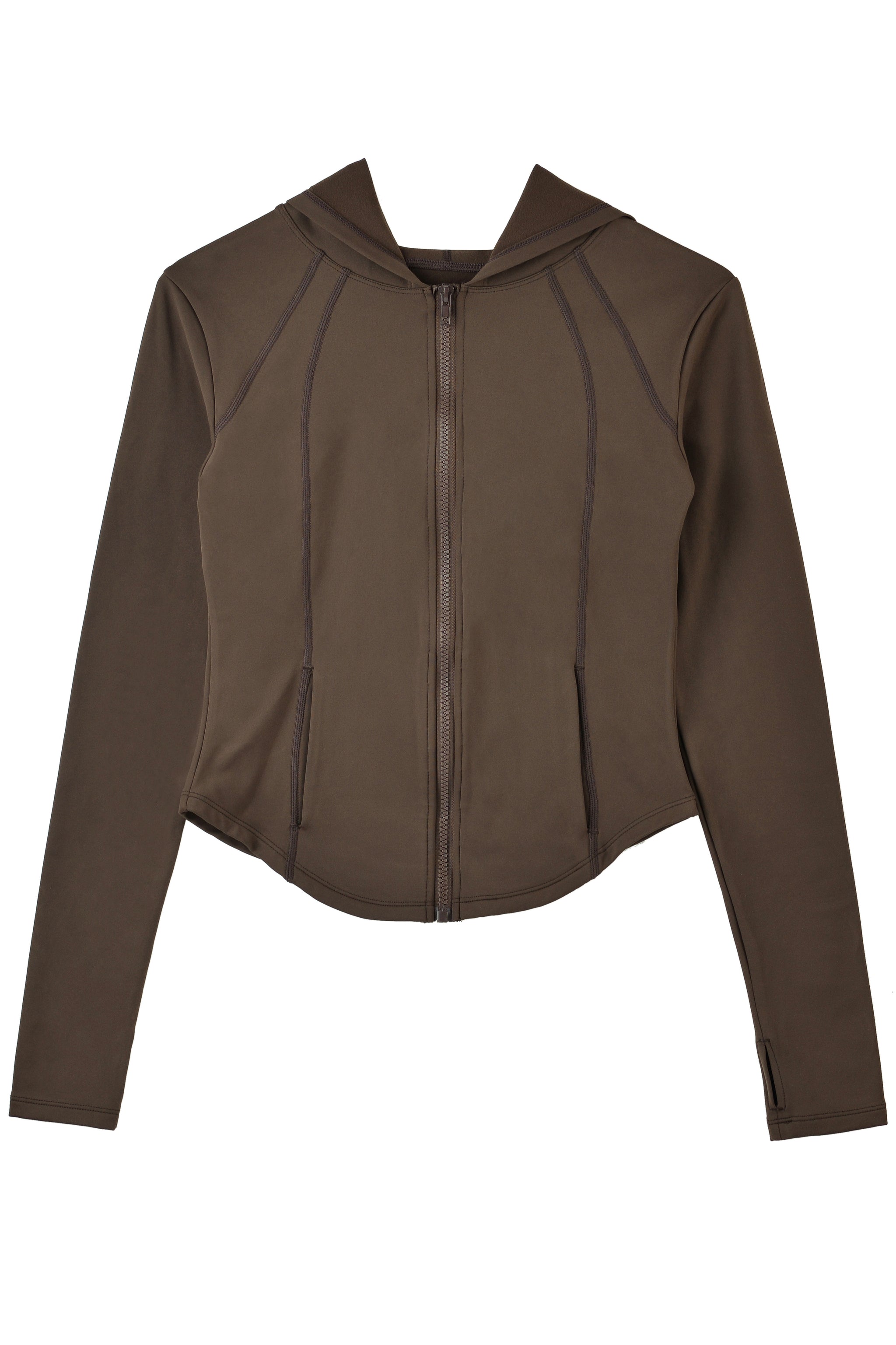 Reversible Brushed Sport Hooded Jacket
