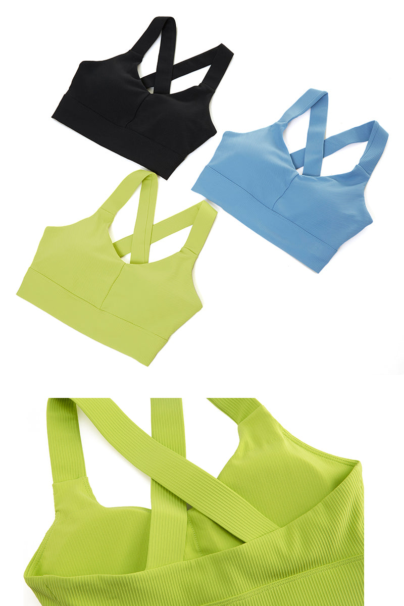 Women's Wide Strap I-Back Sports Bra