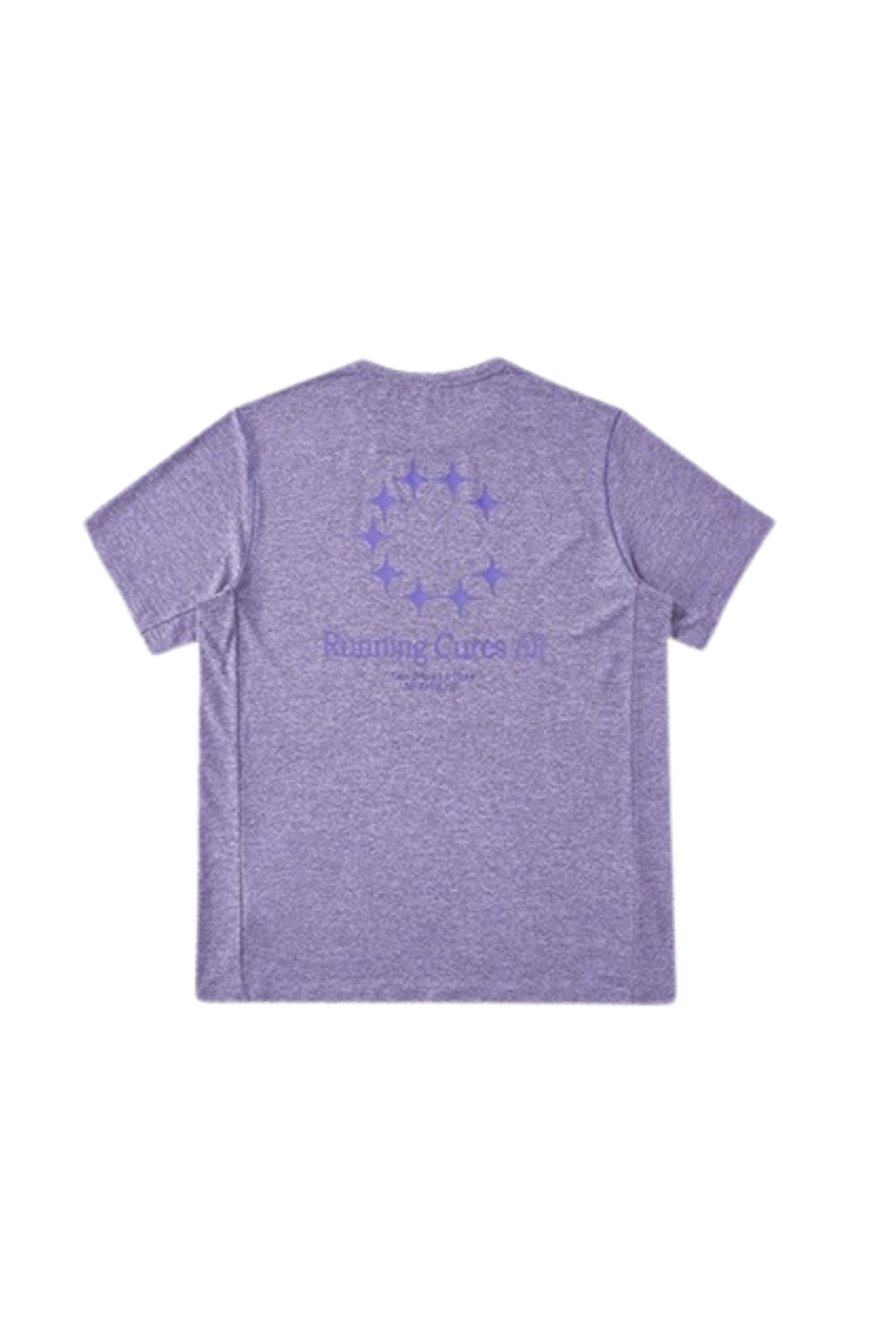 Unisex Lightweight Breathable Printed Athletic Running T-shirt