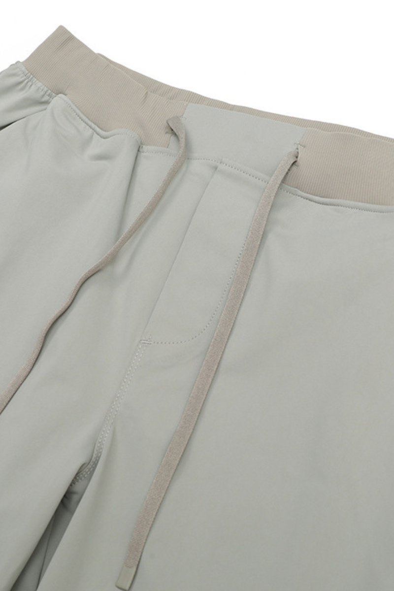 Men's  Quick-Dry Elastic Waist Drawstring Tapered Joggers
