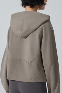 Women's Winter Fleece Lined Thermal Hooded Zip Up Jacket