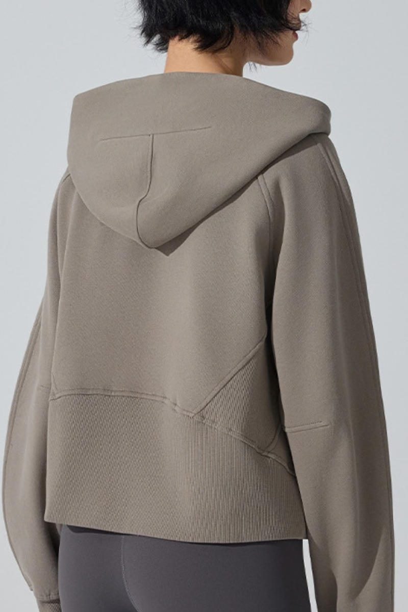 Women's Winter Fleece Lined Thermal Hooded Zip Up Jacket