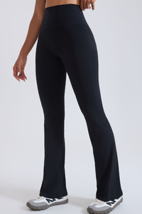 Women’s high-waisted  flare pants.