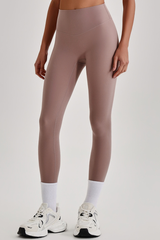 Women's Athletic High Waist No Front Seam Yoga Leggings