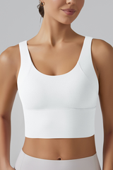 Women's Athletic V-back Wide Straps Bra
