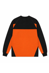Men's Fall Color Block Raglan Long Sleeve Sports Jersey