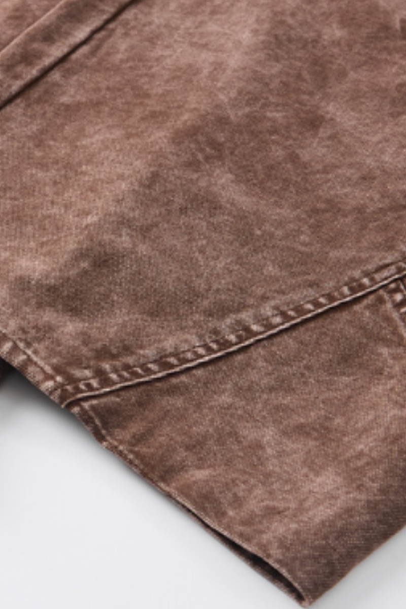 Men's Fall Vintage Washed Versatile Wide Leg Scimitar Pants