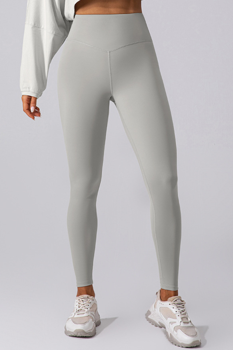 Women's V High-Waist Seamless Butt-Lifting Yoga Leggings