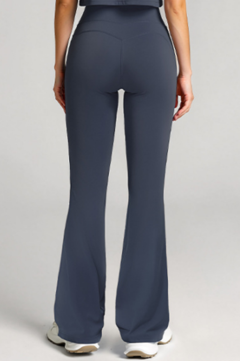 Women's High-Waist Butt-Lifting Flared Yoga Pants