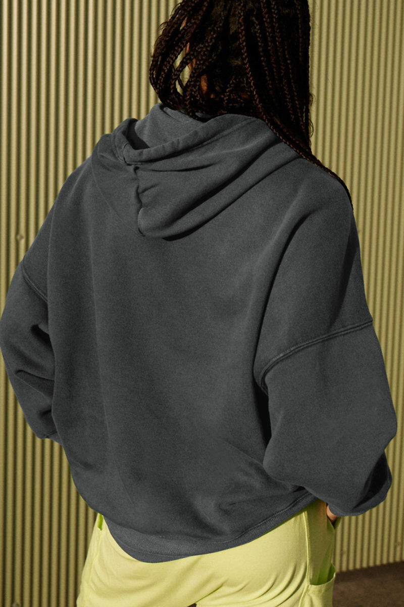 Hooded, relaxed-fit casual sweatshirt