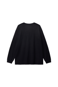 Men's Fall 100%Cotton Vintage Washed Drop Shoulder Pullover