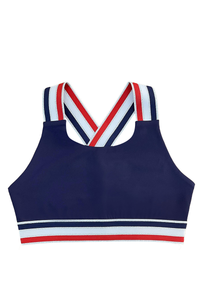 Kids Criss Cross Back sport Tank Top.
