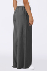 Straight-leg casual pants