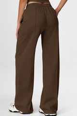 Women’s streetwear straight-leg casual pants.