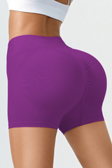 Women's High-Waisted Pleated Buttocks Lift Sculpting Short