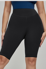Plus-Size Women Athletic High-Waisted Tummy Control Shorts