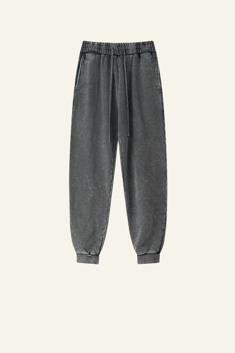 Unisex Cotton Fall Heavyweight Trendy Jogger Pants