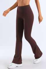 Women's Bare Feel No Front Seam Slim Flared Yoga Pants