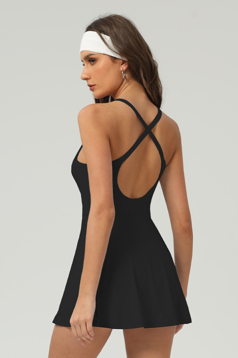 Ice-like quick-drying tennis skirt