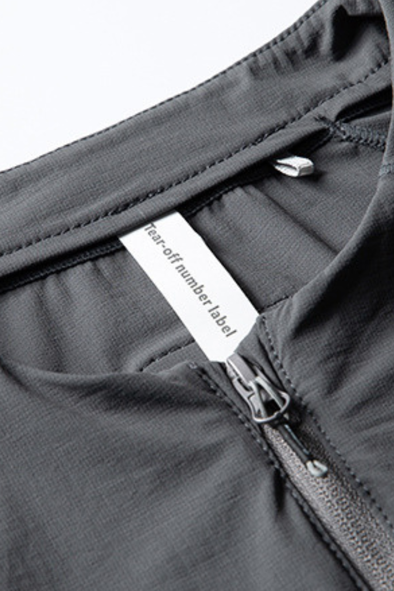 Unisex Lightweight Half Zip Stand Collar Quick Dry T-shirt