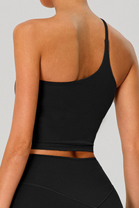 Women's One-Shoulder Sports Tank Top